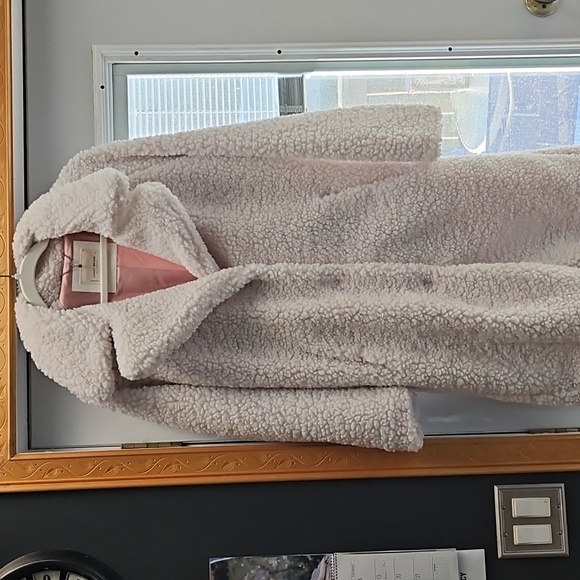 Lucky Brand Cream Teddy Jacket - Picture 1 of 7